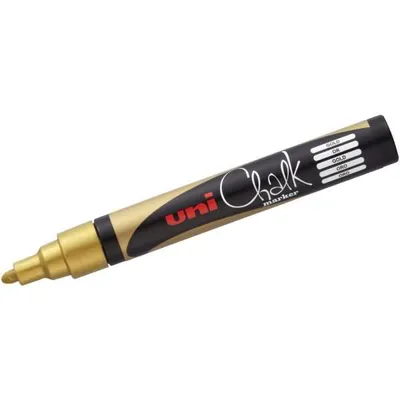 Produktbild von Mitsubishi Marker UNI CHALK MARKER PWE-5M gold
