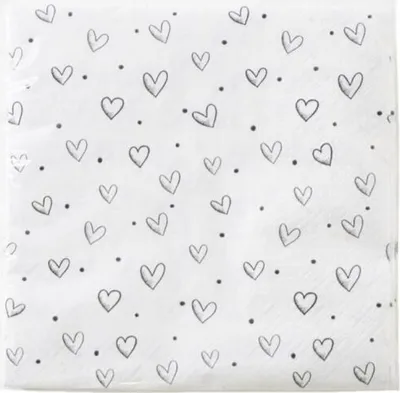 Produktbild von Servietten 20er 33x33cm 3lagig Papiertuch Einweg Dekoration Großpackung Wegwerf