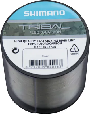 Immagine prodotto di Shimano Technium Tribal Carp Fluorocarbon Distance Line Lenza da pesca trasparente, diametro per mm:0.32, capacità di carico kg:6.3, lunghezza m:1000