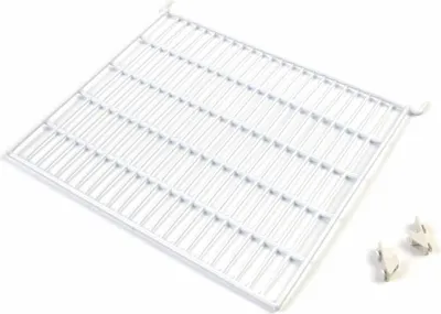Image de Maxima - Présentoir d'étagère avec 2 pinces blanc pour vitrine réfigurée 235L