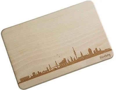 Produktbild von Holz Frühstücksbrett 22x14cm Eiche