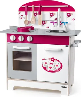 Produktbild von Holz Spielküche Chichi Cats 6-Tlg. 91781