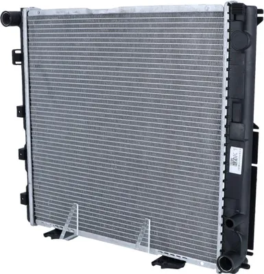 Produktbild von Kühler Motor Kühlrippen gelötet 492 - 485 mm Alu NRF für u.a. MERCEDES-BENZ 124