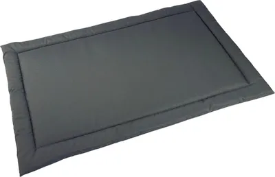 Produktbild von Wasserfestes hundebett größe 120x75 cm - robust, pflegeleicht, aus codura, matte für kleine, mittlere und große hunde, für innen- und außenbereich - farbe - anthrazit