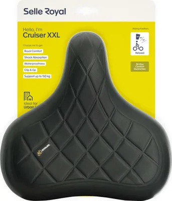 Produktbild von Selle Royal Selle Sattel Cruiser entspannte xxl schwarz