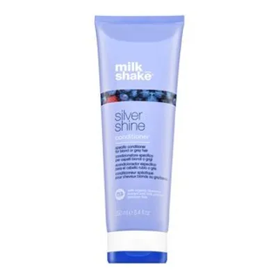 Obrázek produktu pro Milk_Shake Silver Shine Conditioner ochranný kondicionér pro platinově blond a šedivé vlasy 250 ml