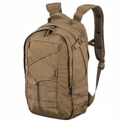 Produktbild von EDC Rucksack 21L Helikon-Tex Cordura 500D Outdoor Bushcraft Trekking Wandern MOLLE System bequem robust Herren - Coyote