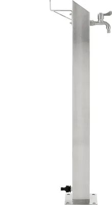 Obrázek produktu pro vidaXL Zahradní vodní sloup z nerezové oceli čtvercový 95 cm