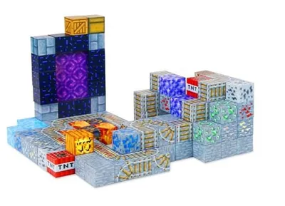 Produktbild von Magnetische Bausteine 106St. Magnetwürfel Portal