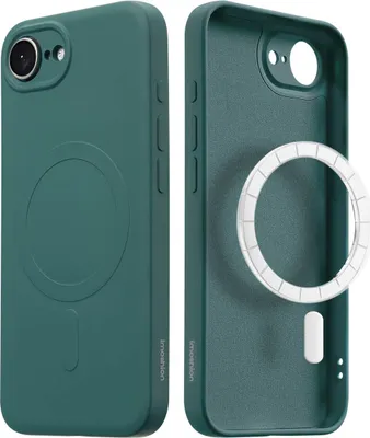 Image de imoshion Coque arrière colorée avec MagSafe pour Apple iPhone 17e / 16e - Vert foncé