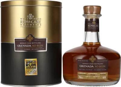 Produktbild von Rum & Cane GRENADA XO Single Cask Rum 46% Vol. 0,7l in Tinbox