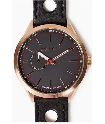 Produktbild von Esprit  Rosegold Black Marken Herren Armbanduhr Herrenuhr ES109211002