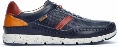 Produktbild von Pikolinos Herren Slipper Sneaker Halbschuh Leder Fuencarral M4U-6046C1, Größe:44 EU, Farbe:Blau