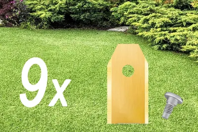 Zdjęcie produktu dla 9 szt. ostrzy do kosiarek automatycznych | Ostrza do kosiarek Husqvarna Automower | Gardena Sileno
