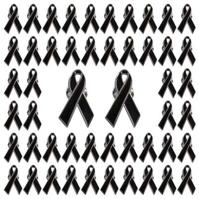 Image de 50 épingles à cheveux noires pour souvenir