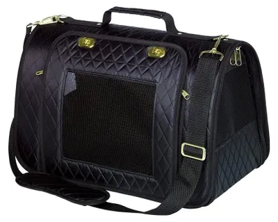 Immagine prodotto di Borsa da trasporto cane gatto - Fino a 7 kg - 44 x 25 x 27 cm - Nero