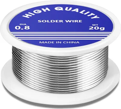 Produktbild von 1 Rolle lötdraht,Soldering Wire,Lötzinn 0.8 mm 20g,Lötdraht Unterer Schmelzpunk,lötdraht für Elektrolöten Heimwerkerarbeite