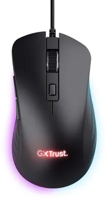Produktbild von + Kabelgebundene Gaming Maus 25600 DPI 60 % aus Recyclingkunststoff Ybar Schwarz