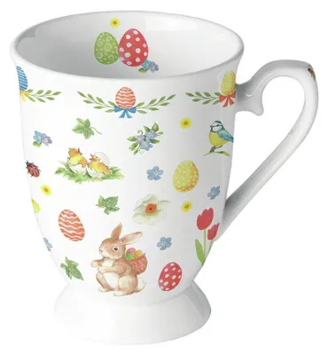 Produktbild von Porzellan-Tasse 0,25 L - Easter collage