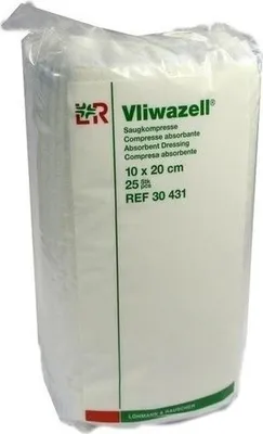 Immagine prodotto di L & R Vliwazell compresse assorbenti 10 x 20 cm, 25 compresse