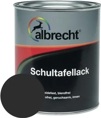 Produktbild von Albrecht Schultafellack Tafelfarbe schwarz 375 ml
