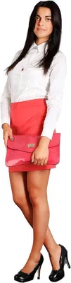 Produktbild von Damen Minirock Rock Skirt; Koralle S/M
