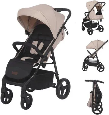 Produktbild von Famanu Buggy mit Verstellbarer Rückenlehne und Schwenkrädern - Kompakt und Komfortabel