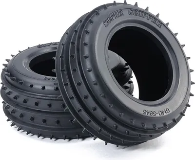 Image de Tamiya pneus rainurés à crampons avant.(2) S