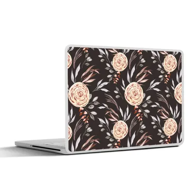 Produktbild von MuchoWow® Laptop Aufkleber Sticker Cover Rosen - Natur - Braun 30x21 cm - Sticker für Laptop - Selbstklebend