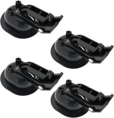 Image de Lot de 4 accoudoirs de canapé, noir, ergonomiques