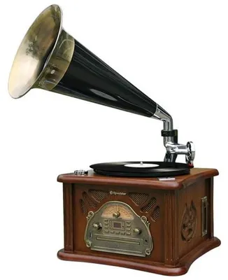 Obrázok produktu pre Roadstar HIF-1850TUMPK, Hnedá, Drevo, 33,45,78 ot/min, AM, FM, MP3, WMA, LCD