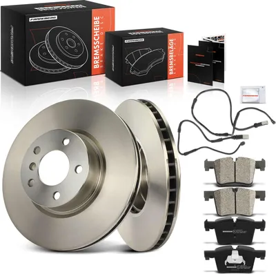 Immagine prodotto di Frankberg 2x dischi freno 4x pastiglie freno asse anteriore per BMW X3 F25 X4 F26 2.0L 1.6L 3.0L 2010-2018