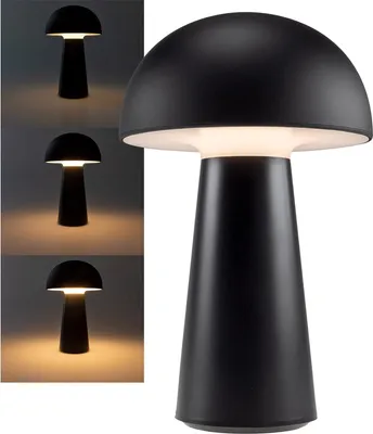 Produktbild von LED Tischleuchte Akku, Dimmbar, Touch Schalter, Schwarz
