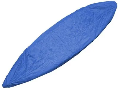 Produktbild von Kajak-Abdeckung – Wasserdichte Stoffabdeckung – Abriebfest und UV-beständig – Blau – Schutzhülle für die Lagerung – Geeignet für Boote mit einer Länge von 2,5 bis 4,5 Metern