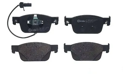 Produktbild von Bremsbelagsatz Scheibenbremse 17 mm BREMBO passend für u.a. AUDI A4