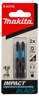 Produktbild von Makita B-63753, 2 Stück(e), Pozidriv, PZ 2, 50 mm