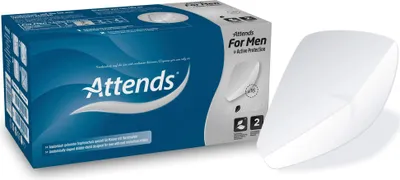 Zdjęcie produktu dla Attends for Men Shield 2 Box, 16 sztuk podpasek