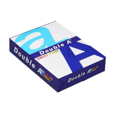 Image de Double A - papier double a impression couleur A4 90gr blanc | paquet de 500 feuilles