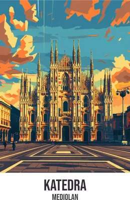 Produktbild von Plakat 30x40cm Kathedrale