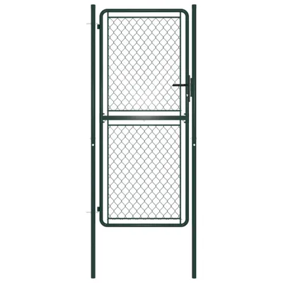Immagine prodotto di Cancello da giardino in acciaio 100×175 cm verde