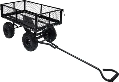 Obrázek produktu pro Zahradní ruční vozík černý 250 kg