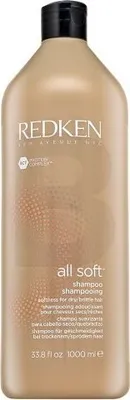 Produktbild von Redken All Soft Shampoo nährendes Shampoo für trockenes und geschädigtes Haar 1000 ml