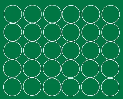 Image de Autocollants ronds, diamètre 8 cm, 30 pièces, vert brillant