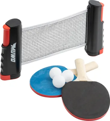 Produktbild von MUWO 2er-Set Tischtennis Schläger mit Netz und 3 Bällen MW-117