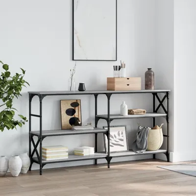 Produktbild von Möbel Konsolentisch Grau Sonoma 150x29x76,5 cm Holzwerkstoff - Beistelltische &15486