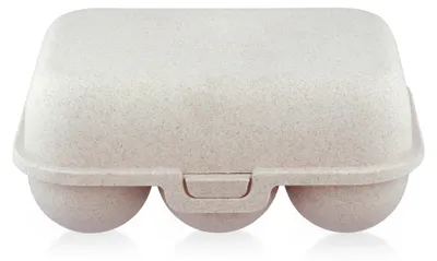 Image de Boîtes à œufs en bambou, lot de 2, naturelles, pour la cuisine