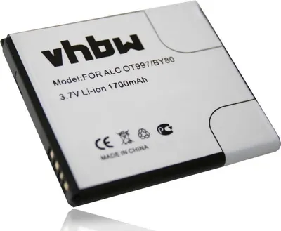 Immagine prodotto di vhbw 1 batteria di ricambio per Alcatel TLiB5AF per cellulare/smartphone (1700 mAh, 3,7 V, Li-Ion)