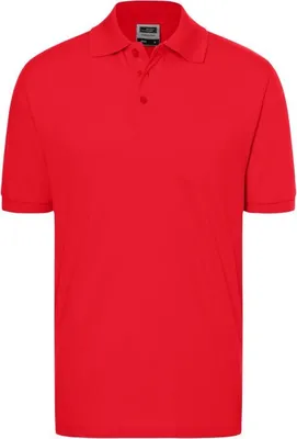 Produktbild von Hochwertiges Polohemd mit Armbündchen signal-red, Gr. XXL
