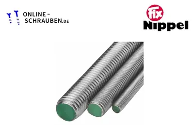 Immagine prodotto di Barre filettate in acciaio inox DIN 976, barra filettata VA V2A A2, 1 m, 1000 mm (10, M 18)