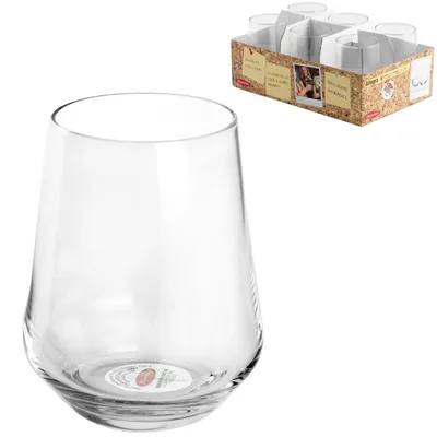 Obrázek produktu pro Pasabahce 5837142, Průhledná, Sklo, Kulatý, Čisté, 435 ml